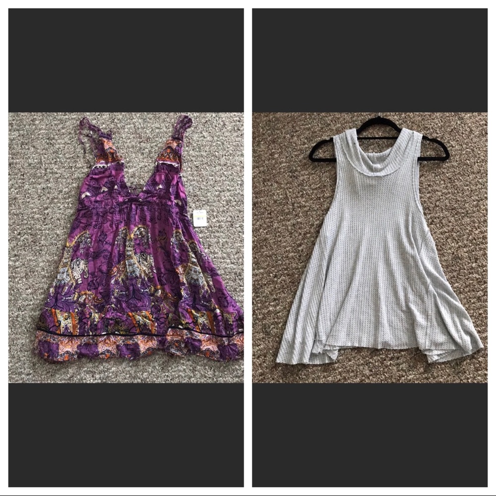 Two Free People Tanks. Never worn. Tags on.